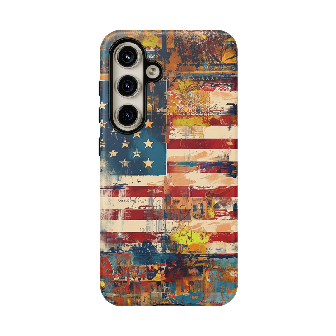 Impact Resistant, American Flag, Cute Phone Cases for Samsung S24, S23, S22, S21, IPhone 15 pro Iphone 14 pro Iphone 13 IPhone 12 Iphone 11 - Studio40ParkLane