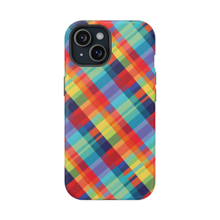 Checkered Plaid Magsafe Gift for Her Cute Phone Case for Iphone, | iPhone 16 | iPhone 15 Pro Max, Iphone 14 Pro Max, 13 12 11 10 9 8 7 - Studio40ParkLane