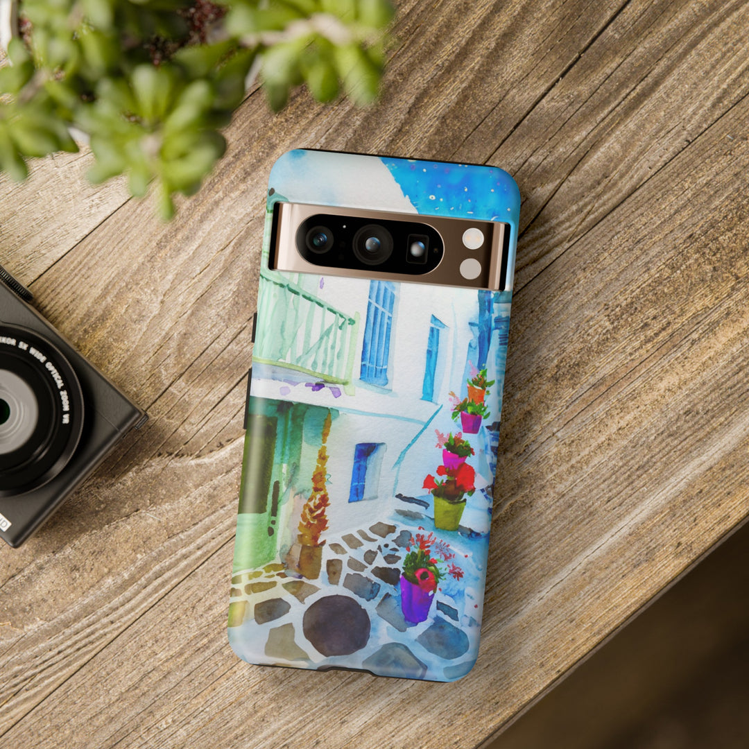 Impact Resistant, Greece House, Cute Phone Cases for Samsung S24, S23, S22, S21, IPhone 15 pro Iphone 14 pro Iphone 13 IPhone 12 Iphone 11 - Studio40ParkLane