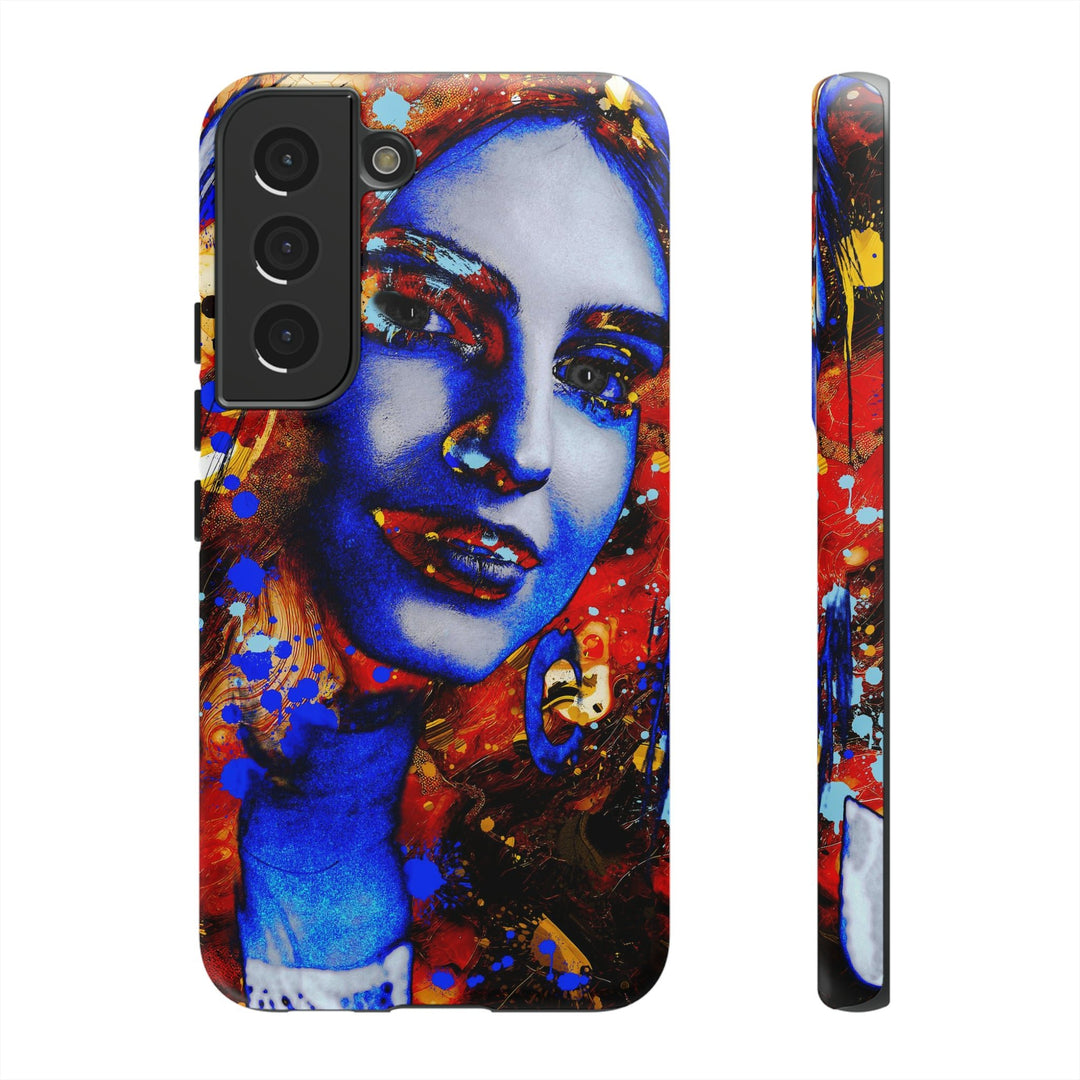 Cute Samsung Phone Case | Aesthetic Samsung Phone Case | Galaxy S23, S22, S21, S20 | Marble Splash Face, Protective Phone Case - Studio40ParkLane