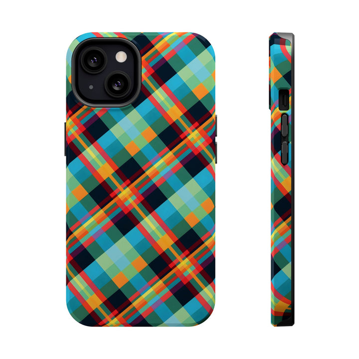 Checkered Plaid Magsafe Gift for Her Cute Phone Case for Iphone, | iPhone 16 | iPhone 15 Pro Max, Iphone 14 Pro Max, 13 12 11 10 9 8 7 - Studio40ParkLane