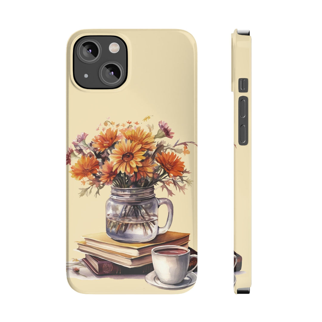 Slim Fall Autumn Leaves Cute Phone Cases for Iphone 16 | iPhone 15 Case | iPhone 15 Pro Max Case, Iphone 14, Iphone 14 Pro Max, Iphone 13, Slim Mom Dad Gift - Studio40ParkLane