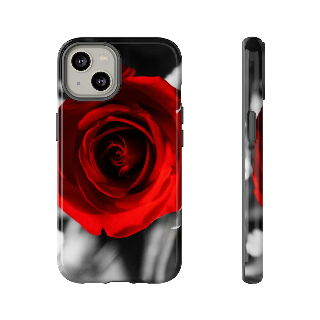 Cute IPhone Case | iPhone 15 Case | iPhone 15 Pro Max Case, Iphone 14 Case, Iphone 14 Pro Max Case IPhone Case for Art Lovers - Red Rose - Studio40ParkLane