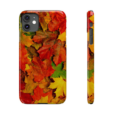 Slim Fall Leaves Slim Cute Phone Cases for Iphone  | iPhone 15 Case | iPhone 15 Pro Max Case, Iphone 14, Iphone 14 Pro Max, Iphone 13