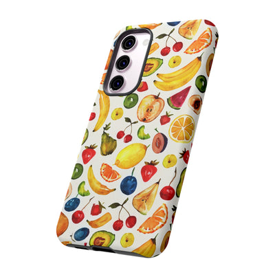 Impact Resistant, Mixed Fruits, Cute Phone Cases for Samsung S24, S23, S22, S21, IPhone 15 pro Iphone 14 pro Iphone 13 IPhone 12 Iphone 11