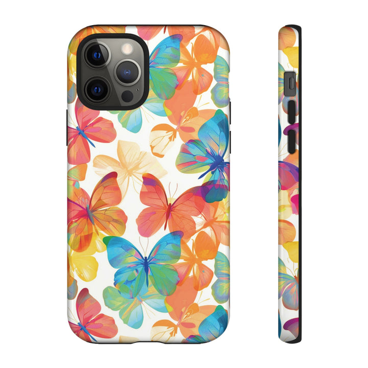 Cute Samsung Case | Cool Iphone Case | Summer Bright Butterflies, Samsung S24, S23, S22, S21, IPhone 15 Case | Iphone 14 Case, Iphone 13 Case - Studio40ParkLane