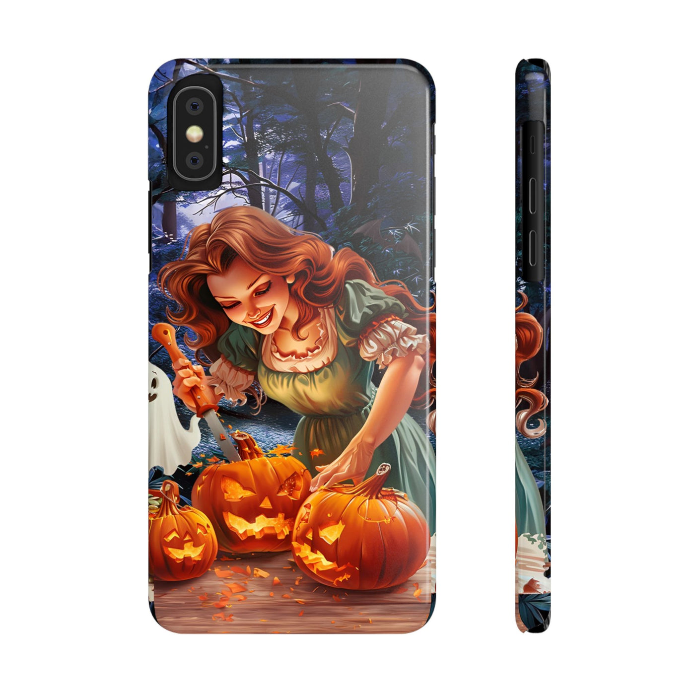 Slim Fall Autumn Pumpkin Fairy Gift for Her Cute Phone Cases for Iphone 16 | iPhone 15 Case | iPhone 15 Pro Max Case, Iphone 14, Iphone 14 Pro Max, Iphone 13, Slim