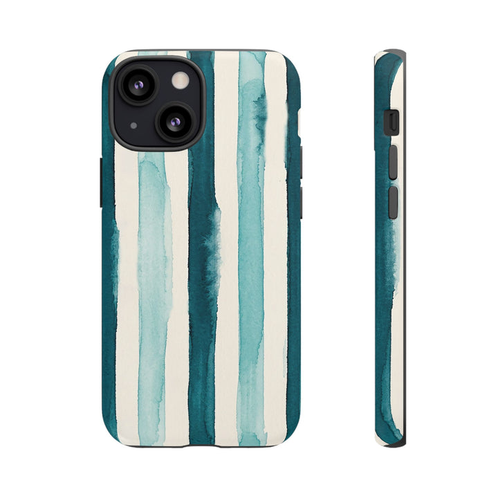 Tough Cute Green Stripes Phone Case, for IPhone 17 Pro Max | Iphone 17 Air, Iphone 16, IPhone 15, 14 13 12, Samsung Galaxy S26, S25, S24, S23