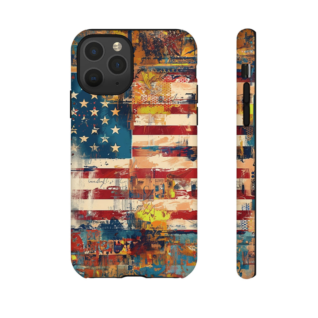 Impact Resistant, American Flag, Cute Phone Cases for Samsung S24, S23, S22, S21, IPhone 15 pro Iphone 14 pro Iphone 13 IPhone 12 Iphone 11 - Studio40ParkLane