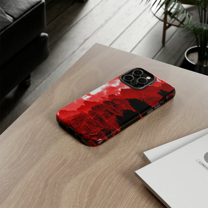 Cute IPhone Case | iPhone 15 Case | iPhone 15 Pro Max Case, Iphone 14 Case, Iphone 14 Pro Max Case IPhone Case for Art Lovers - Red Mountains - Studio40ParkLane