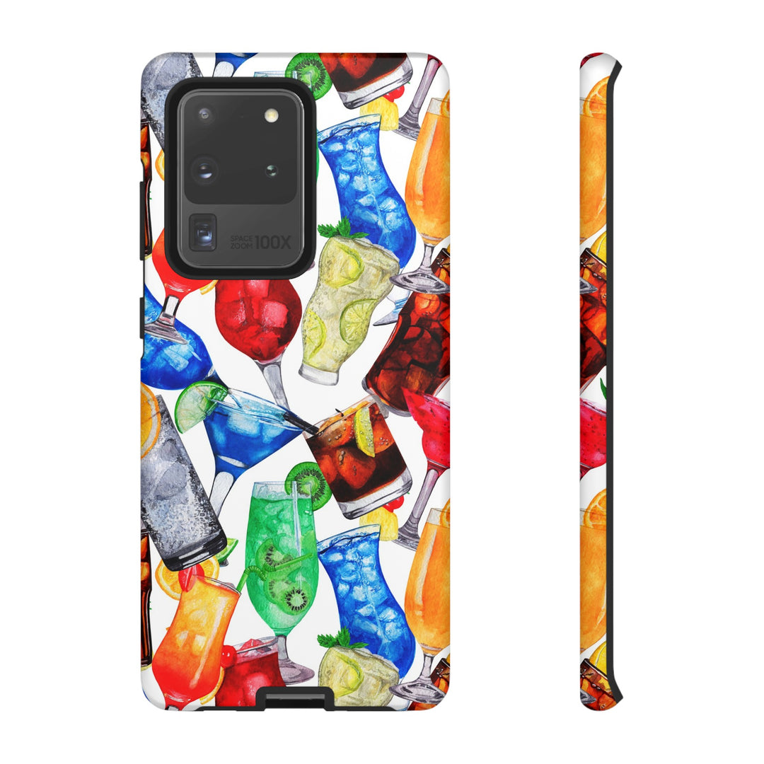 Cute Samsung Case | Cool Iphone Case | Summer Fruit Cocktail, Samsung S24, S23, S22, S21, IPhone 15 Case | Iphone 14 Case, Iphone 13 Case - Studio40ParkLane