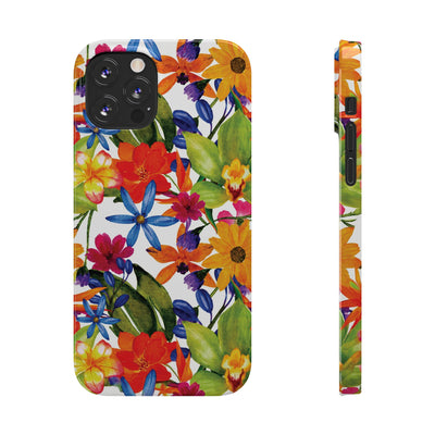 Slim Spring Flowers Gift for Her Cute Phone Cases for Iphone 16 Pro Max | iPhone 15 Case | iPhone 15 Pro Max Case, Iphone 14, 13, 12, 11, 10, 8, 7 - Studio40ParkLane