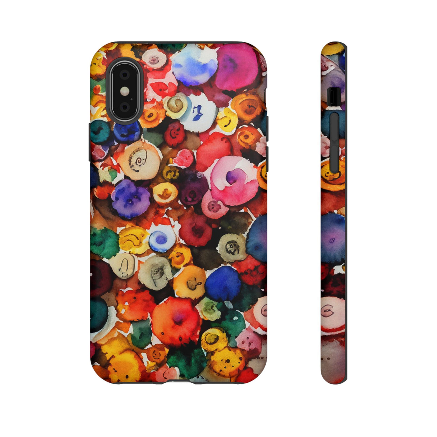 Impact Resistant, Fall Colors Buttons, Cute Phone Cases for Samsung S24, S23, S22, S21, IPhone 15 pro Iphone 14 pro Iphone 13 IPhone 12 Iphone 11