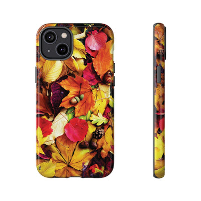 Aesthetic Tough Fall Leaves Foliage Premium Phone Case - For iPhone 17 Pro Max iPhone 16 Pro iPhone 15 Iphone 14 Plus 13 Pro 12 11 10 XR - Studio40ParkLane