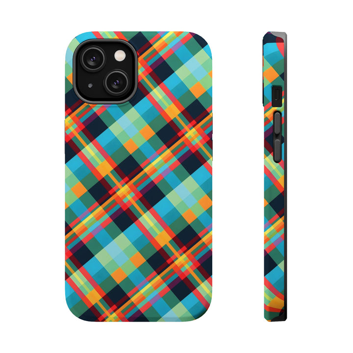 Checkered Plaid Magsafe Gift for Her Cute Phone Case for Iphone, | iPhone 16 | iPhone 15 Pro Max, Iphone 14 Pro Max, 13 12 11 10 9 8 7 - Studio40ParkLane