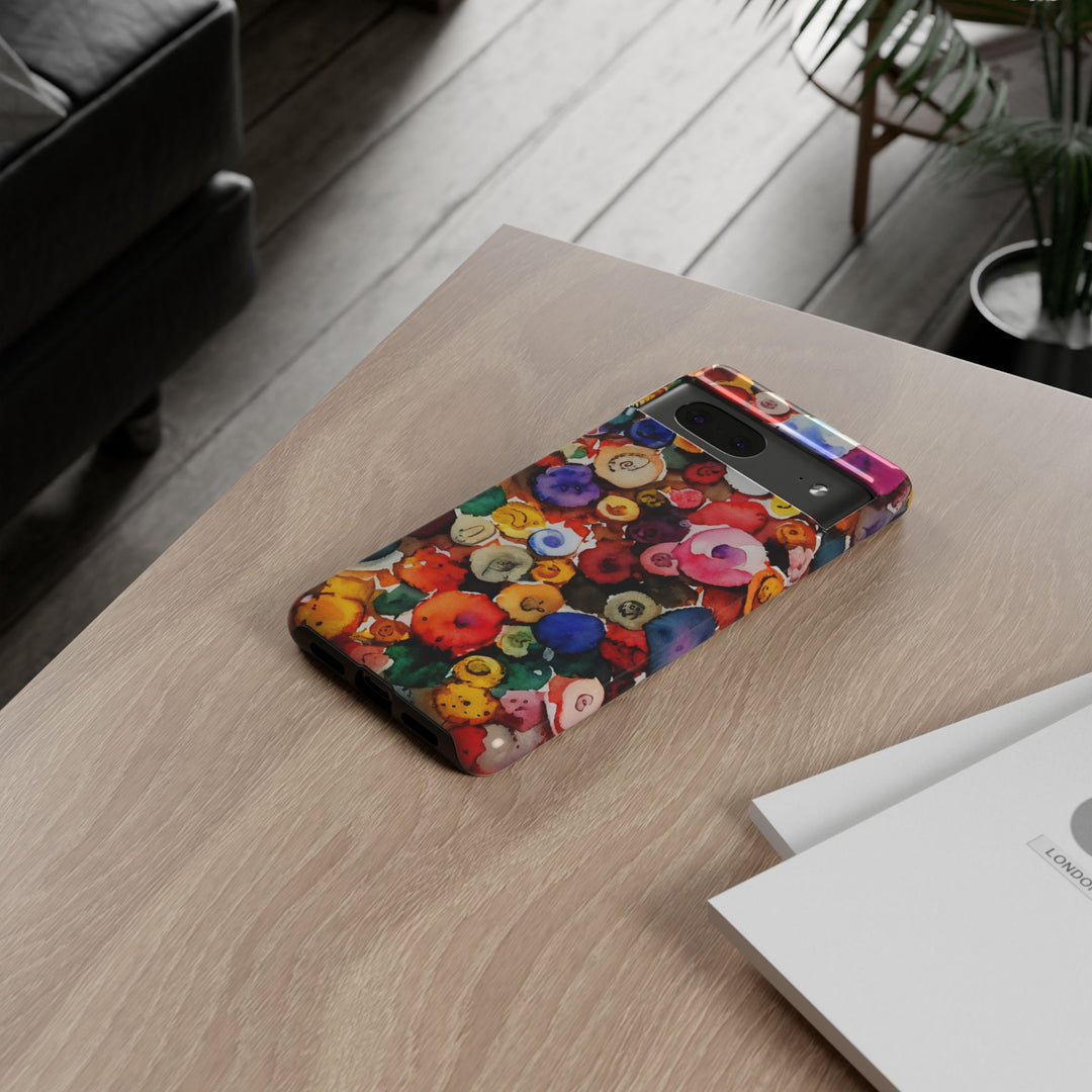 Impact Resistant, Fall Colors Buttons, Cute Phone Cases for Samsung S24, S23, S22, S21, IPhone 15 pro Iphone 14 pro Iphone 13 IPhone 12 Iphone 11 - Studio40ParkLane