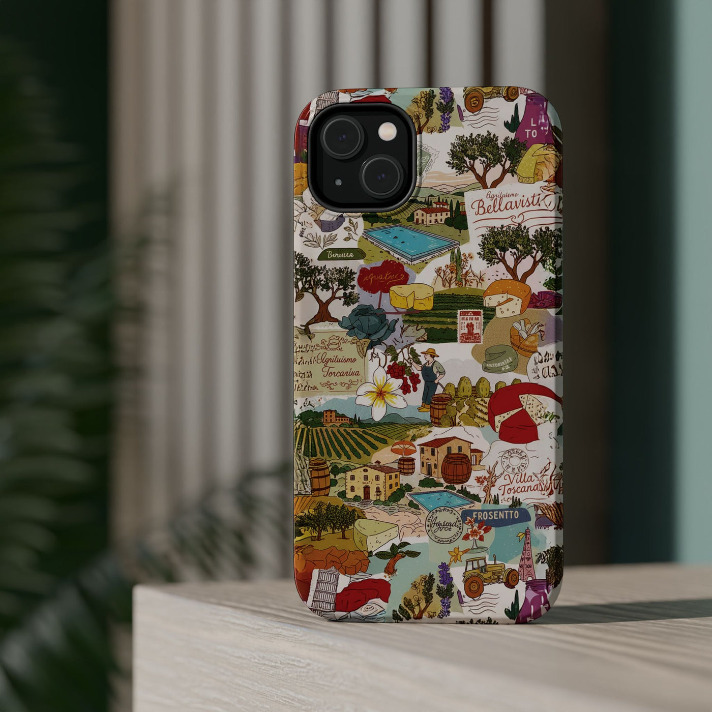 Italy Tuscany Coquette Collage Tough Magsafe Cute Phone Cases for Iphone | iPhone 17 Pro Max Case, Iphone 16, Iphone 15 14 13 12 11 10 9 - Studio40ParkLane