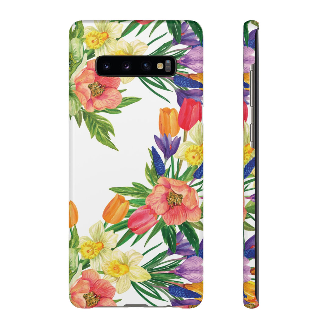 Sleek Snap Spring Summer Flowers Cute Phone Case for iPhone 16 15 14 13 12 11 X Xs Max Xr Pro Plus Samsung Galaxy S24 S23 S22 S21 S20 Ultra