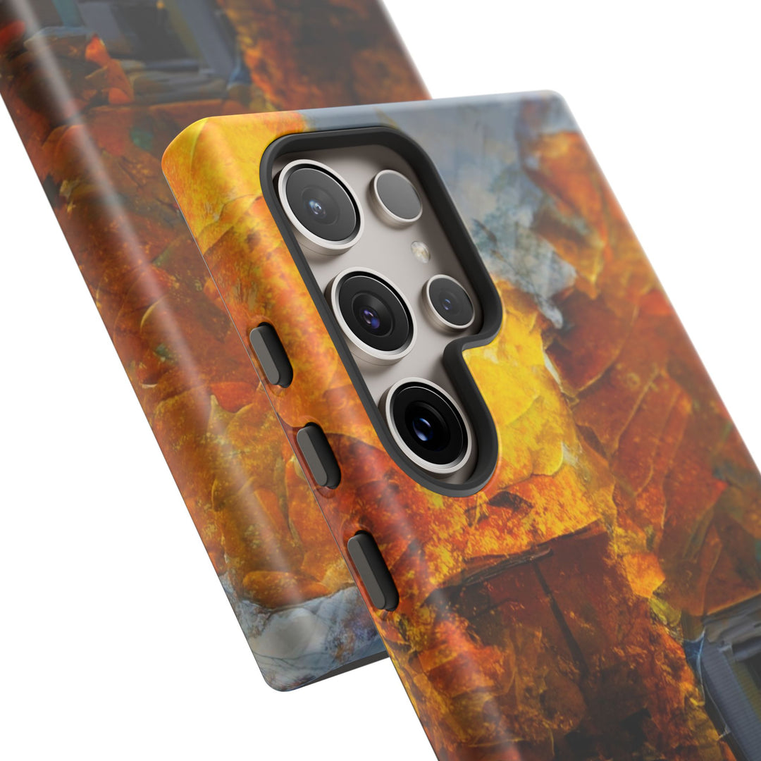 Impact Resistant, Fall Leaves Oil Painting, Cute Phone Cases for Samsung S24, S23, S22, S21, IPhone 15 pro Iphone 14 pro Iphone 13 IPhone 12 Iphone 11 - Studio40ParkLane