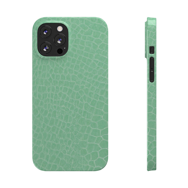 Slim Non Leather Mint Color Pattern Gift for Her Cute Phone Cases for Iphone 16 Pro Max | iPhone 15 Case | iPhone 15 Pro Max Case, Iphone 14, 13, 12, 11, 10, 8, 7 - Studio40ParkLane