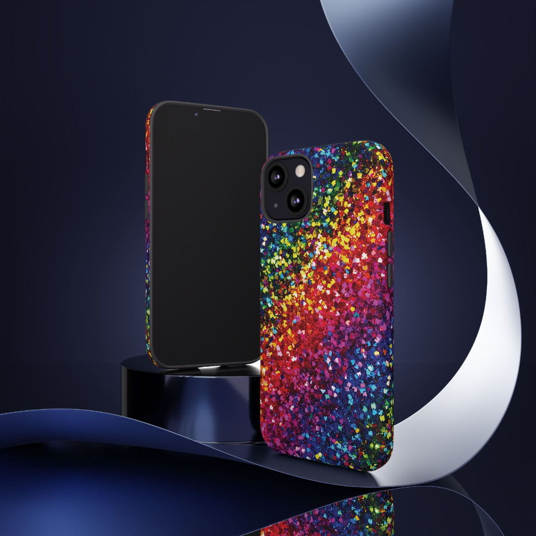Premium Tough Muted Non - Glitter Color Composition Cute Phone Case, for IPhone 16 pro Max | Iphone 15, Iphone 14, 13, Samsung Galaxy S25, S24 - Studio40ParkLane