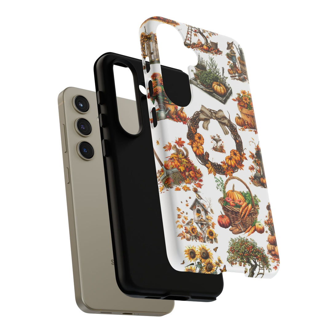 Impact Resistant, Fall Leaves Collage, Cute Phone Cases for Samsung S24, S23, S22, S21, IPhone 15 pro Iphone 14 pro Iphone 13 IPhone 12 Iphone 11 - Studio40ParkLane