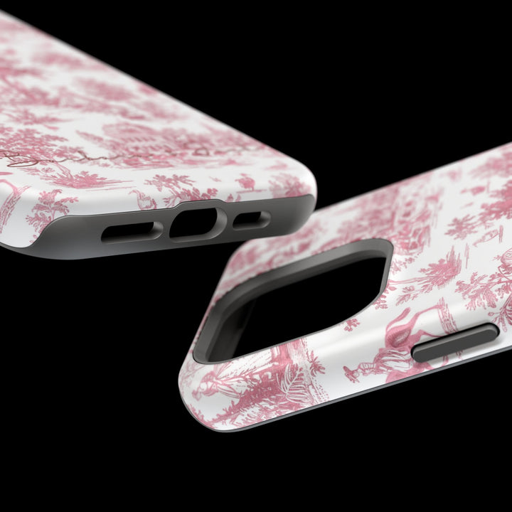 Magsafe French Toile Personalized Initial Custom Gift Cute Phone Cases for Iphone 16 Pro Max | iPhone 15, Pro Max Case, Iphone 14, 13, 12, 11, 10 - Studio40ParkLane