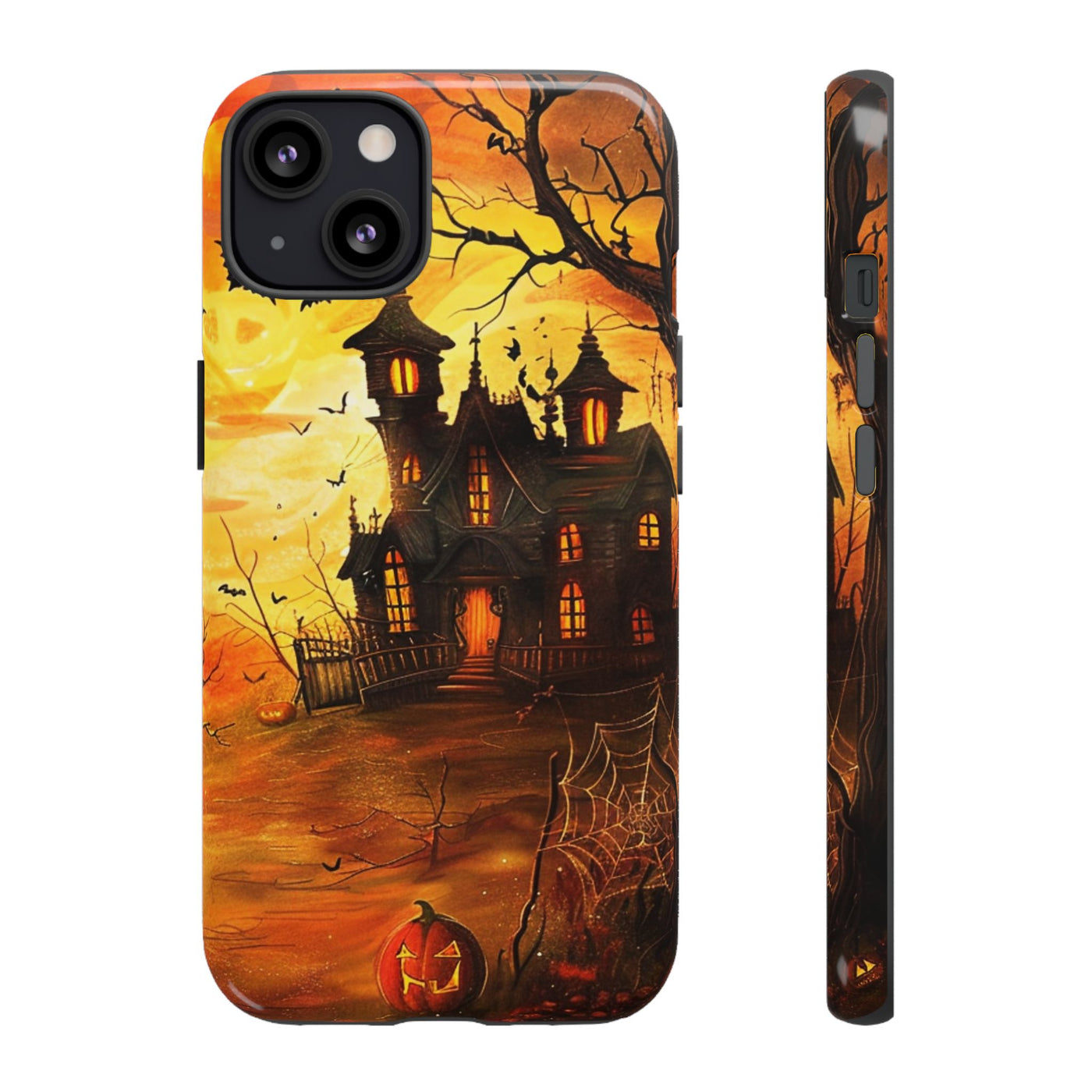 Halloween Spooky Impact Resistant, Cute Phone Cases for Samsung S24, S23, S22, S21, IPhone 15 pro Iphone 14 pro Iphone 13 IPhone 12 Iphone 11