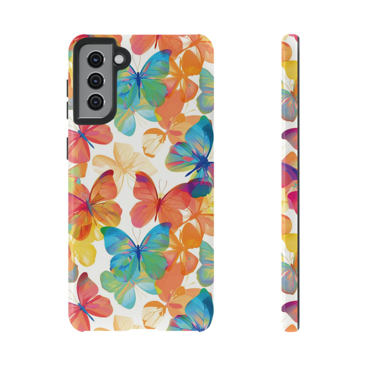 Cute Samsung Case | Cool Iphone Case | Summer Bright Butterflies, Samsung S24, S23, S22, S21, IPhone 15 Case | Iphone 14 Case, Iphone 13 Case - Studio40ParkLane