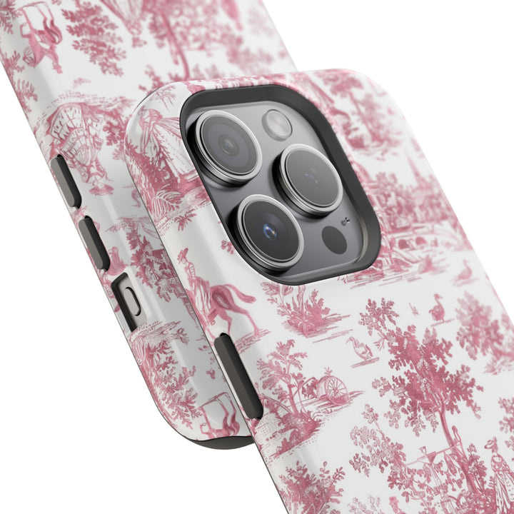 Magsafe French Toile Personalized Initial Custom Gift Cute Phone Cases for Iphone 16 Pro Max | iPhone 15, Pro Max Case, Iphone 14, 13, 12, 11, 10 - Studio40ParkLane
