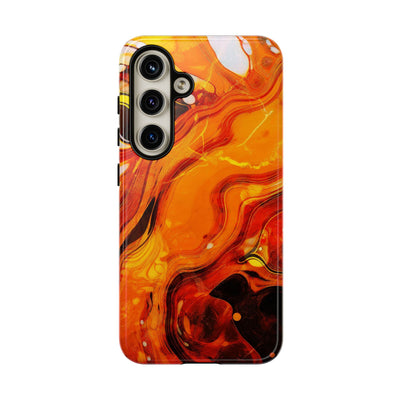 Impact Resistant, Fall Colors Marble, Cute Phone Cases for Samsung S24, S23, S22, S21, IPhone 15 pro Iphone 14 pro Iphone 13 IPhone 12 Iphone 11