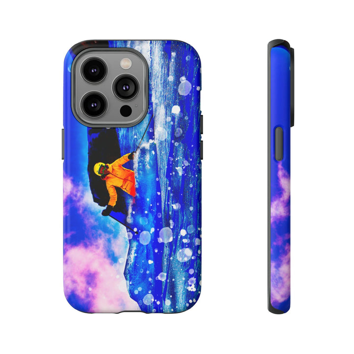Cute IPhone Case | iPhone 15 Case | iPhone 15 Pro Max Case, Iphone 14 Case, Iphone 14 Pro Max Case IPhone Case for Art Lovers, Skier Mountain - Studio40ParkLane