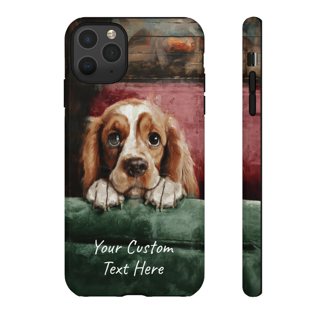 Personalize this Cute IPhone Case | Cocker Spaniel iPhone Case, iPhone 15 Case | iPhone 15 Case, Iphone 14 Case, Iphone 14 Pro Max Case - Studio40ParkLane