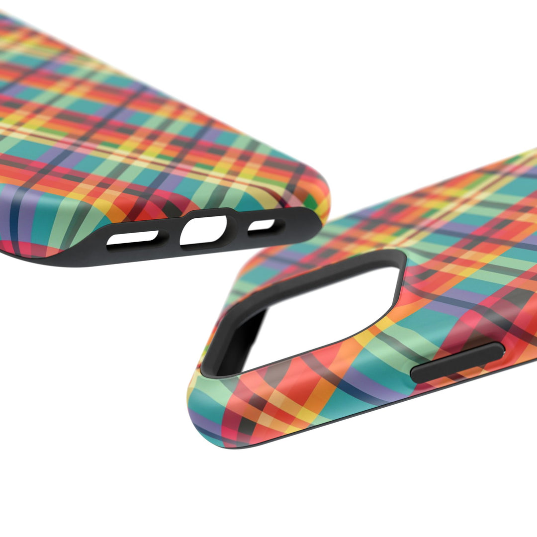 Checkered Plaid Magsafe Gift for Her Cute Phone Case for Iphone, | iPhone 16 | iPhone 15 Pro Max, Iphone 14 Pro Max, 13 12 11 10 9 8 7 - Studio40ParkLane