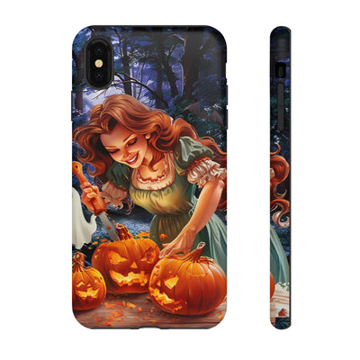 Autumn Fall Pumpkin Fairy Gift for Her Cute Phone Case for, Samsung Galaxy S24, S23, S22, S21, IPhone 16 Case | Iphone 15, Iphone 14, IPhone 13 Case