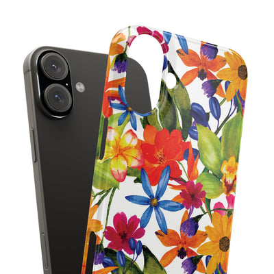 Slim Spring Flowers Gift for Her Cute Phone Cases for Iphone 16 Pro Max | iPhone 15 Case | iPhone 15 Pro Max Case, Iphone 14, 13, 12, 11, 10, 8, 7 - Studio40ParkLane