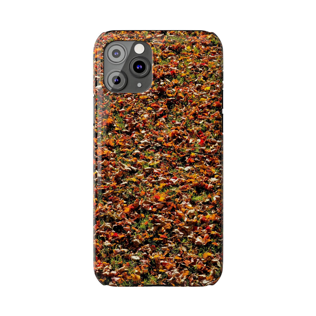 Slim Cute Phone Cases for Iphone - | iPhone 15 Case | iPhone 15 Pro Max Case, Iphone 14 Case, Iphone 14 Pro Max, Iphone 13, New England Fall Leaves - Studio40ParkLane