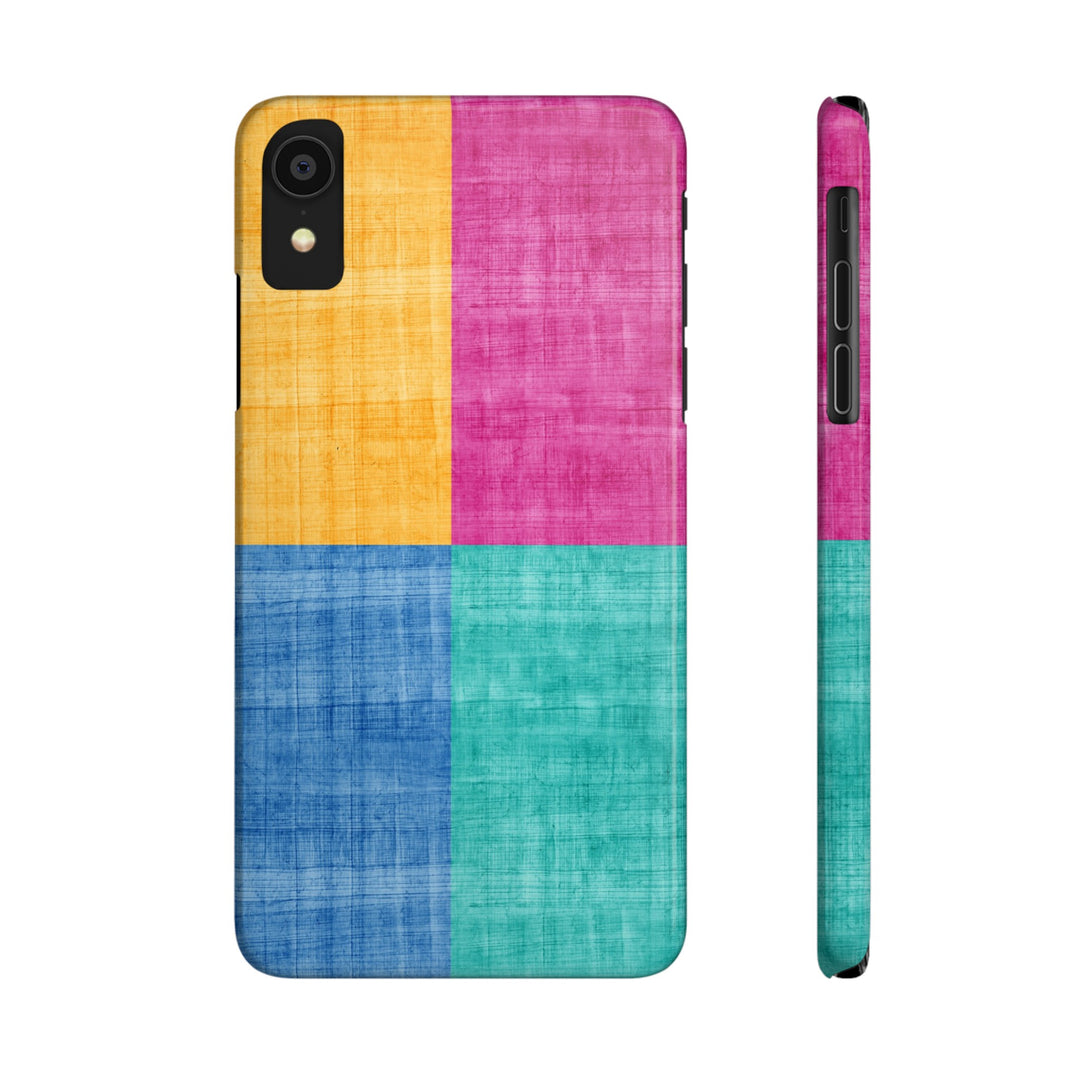 Slim Cute Phone Cases for Iphone | iPhone 15 Case | iPhone 15 Pro Max Case, Iphone 14, Iphone 14 Pro Max, Iphone 13, Abstract Color Blocks - Studio40ParkLane