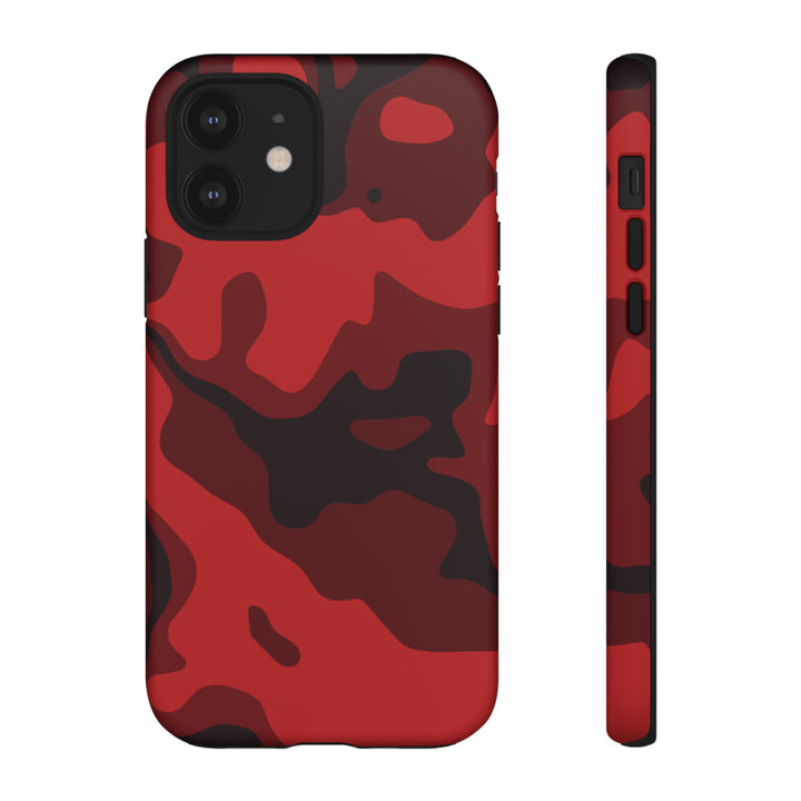 Cool Phone Case | Red Camouflage, For iPhone 15 Case | iPhone 15 Pro Case, Iphone 14 Case, Iphone 14 Pro Max Case, Protective Iphone Case - Studio40ParkLane