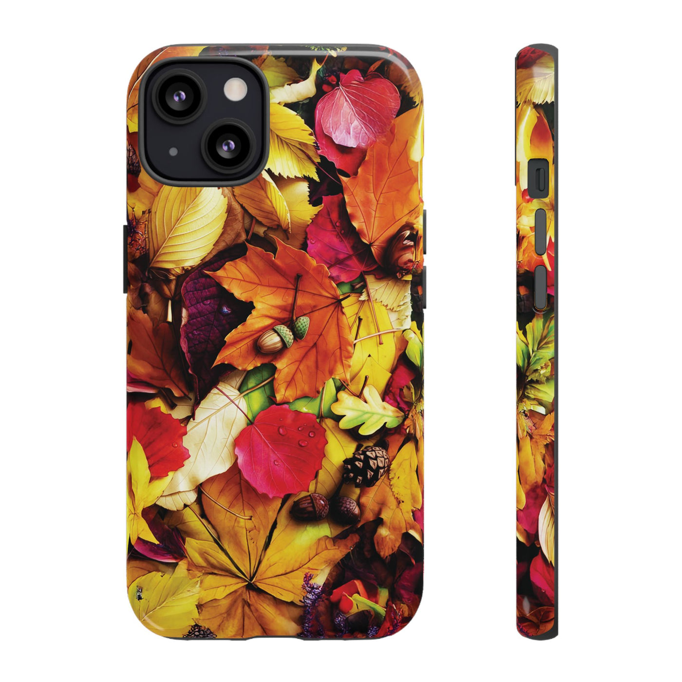 Aesthetic Tough Fall Leaves Foliage Premium Phone Case - For iPhone 17 Pro Max iPhone 16 Pro iPhone 15 Iphone 14 Plus 13 Pro 12 11 10 XR - Studio40ParkLane