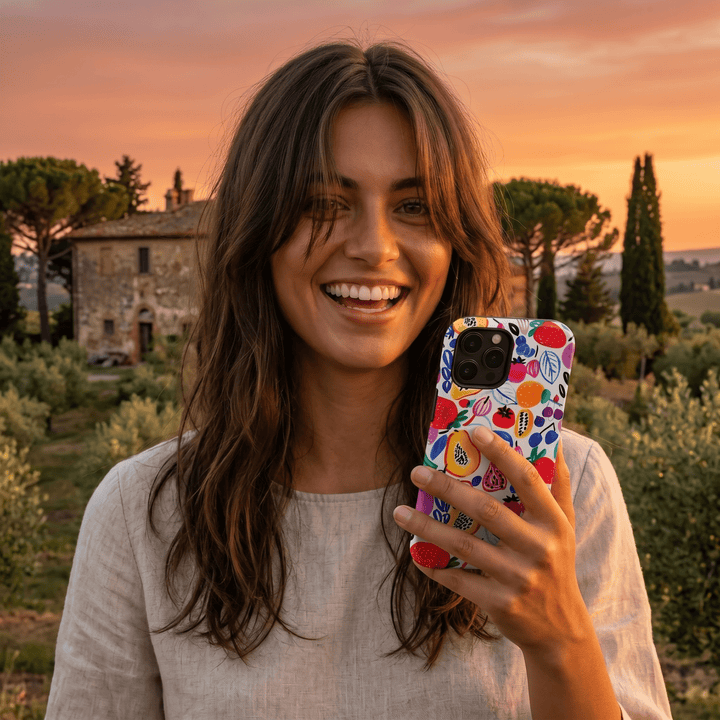 Premium Tough Summer Fruit Collage Gift for Her Cute Phone Cases for Samsung and Iphone, 16, 15, 14, S24, S23, S22, S21, S20, Plus, Ultra, Pro - Studio40ParkLane