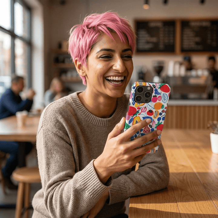 Premium Tough Summer Fruit Collage Gift for Her Cute Phone Cases for Samsung and Iphone, 16, 15, 14, S24, S23, S22, S21, S20, Plus, Ultra, Pro - Studio40ParkLane