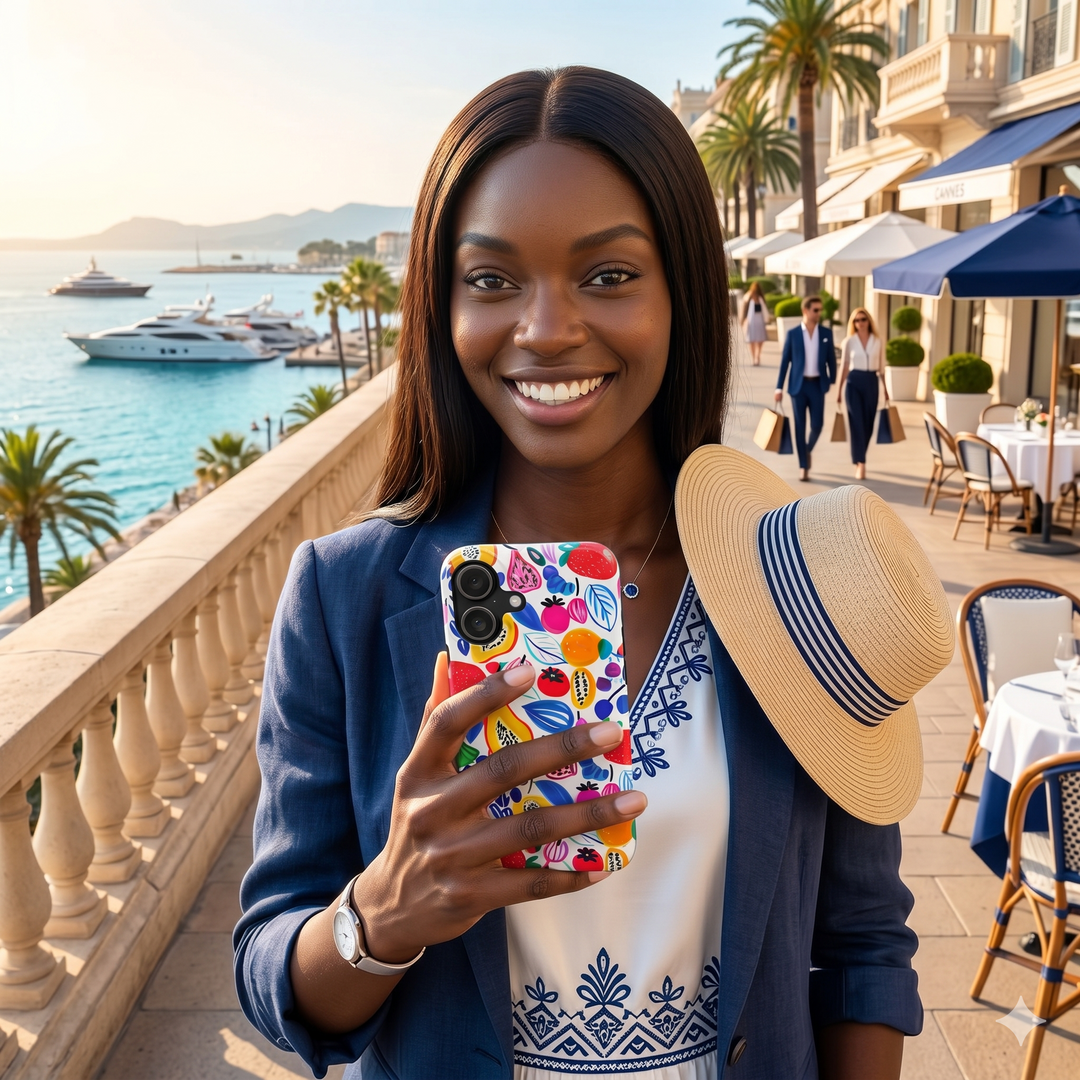 Slim Summer Fruit Cute Phone Case for Iphone 17 | iPhone 16 Case | iPhone 15 Pro Max, Iphone 14, Iphone 14 Pro Max, Iphone 13, Gift for Her