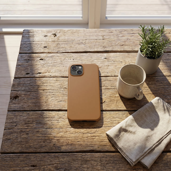 Premium Tough Rusty Brown Orange Gift for Her Cute Phone Cases for Samsung S25 S24, S23, S22, S21, Iphone, 16, 15, 14, 13 Pro Max Ultra - Studio40ParkLane