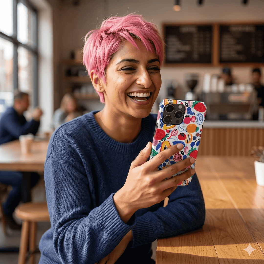 Premium Tough Summer Fruit Collage Gift for Her Cute Phone Cases for Samsung and Iphone, 16, 15, 14, S24, S23, S22, S21, S20, Plus, Ultra, Pro - Studio40ParkLane