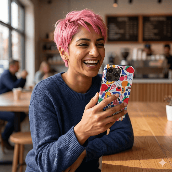 Premium Tough Summer Fruit Collage Gift for Her Cute Phone Cases for Samsung and Iphone, 16, 15, 14, S24, S23, S22, S21, S20, Plus, Ultra, Pro - Studio40ParkLane
