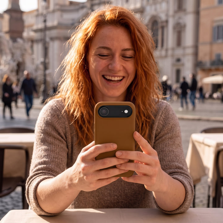 Premium Tough Rusty Brown Orange Gift for Her Cute Phone Cases for Samsung S25 S24, S23, S22, S21, Iphone, 16, 15, 14, 13 Pro Max Ultra - Studio40ParkLane