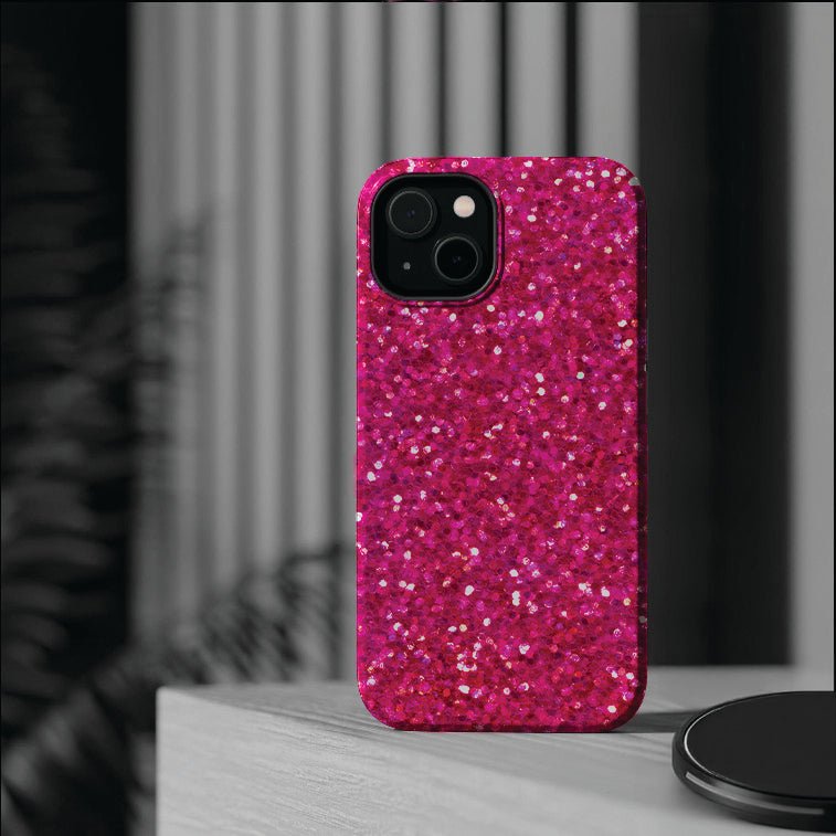 Non Glitter Pink Color Composition Magsafe Cute Phone Case for Iphone Gift for Her, | iPhone 15 Case | iPhone 15 Pro Max Case, Iphone 14, Iphone 14 Pro Max, Iphone 13, Iphone 16 - Studio40ParkLane