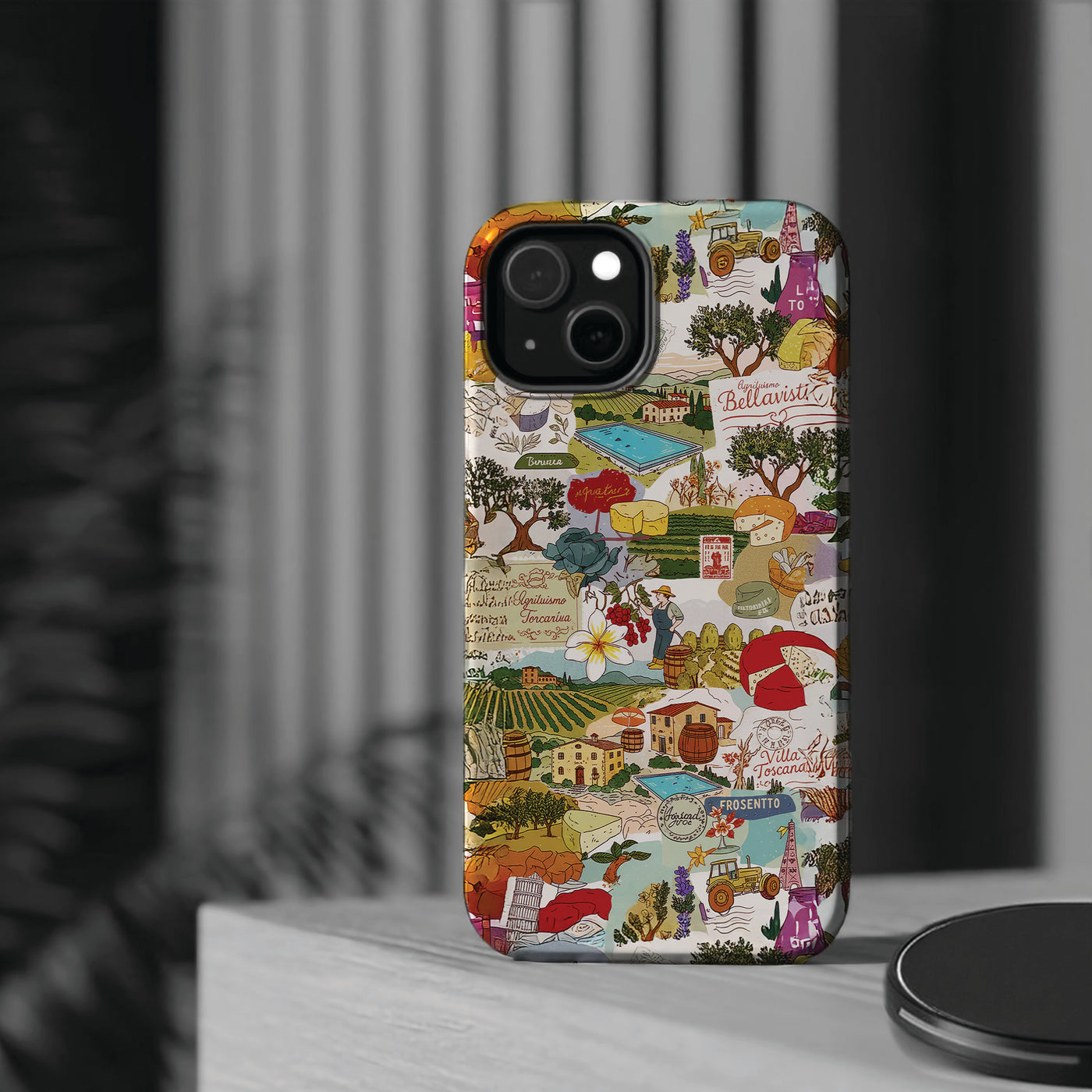 Italy Tuscany Coquette Collage Tough Magsafe Cute Phone Cases for Iphone | iPhone 17 Pro Max Case, Iphone 16, Iphone 15 14 13 12 11 10 9 - Studio40ParkLane