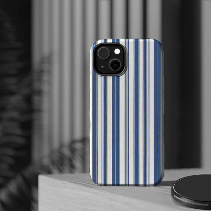 MagSafe Cute Phone Case, Coastal Striped Phone Case for iPhone 17 16 15 14 13 12 Pro Max, Samsung S26 S25 S24 Ultra case